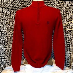 EUC CHAPS Red Pullover Sweater Men’s Small